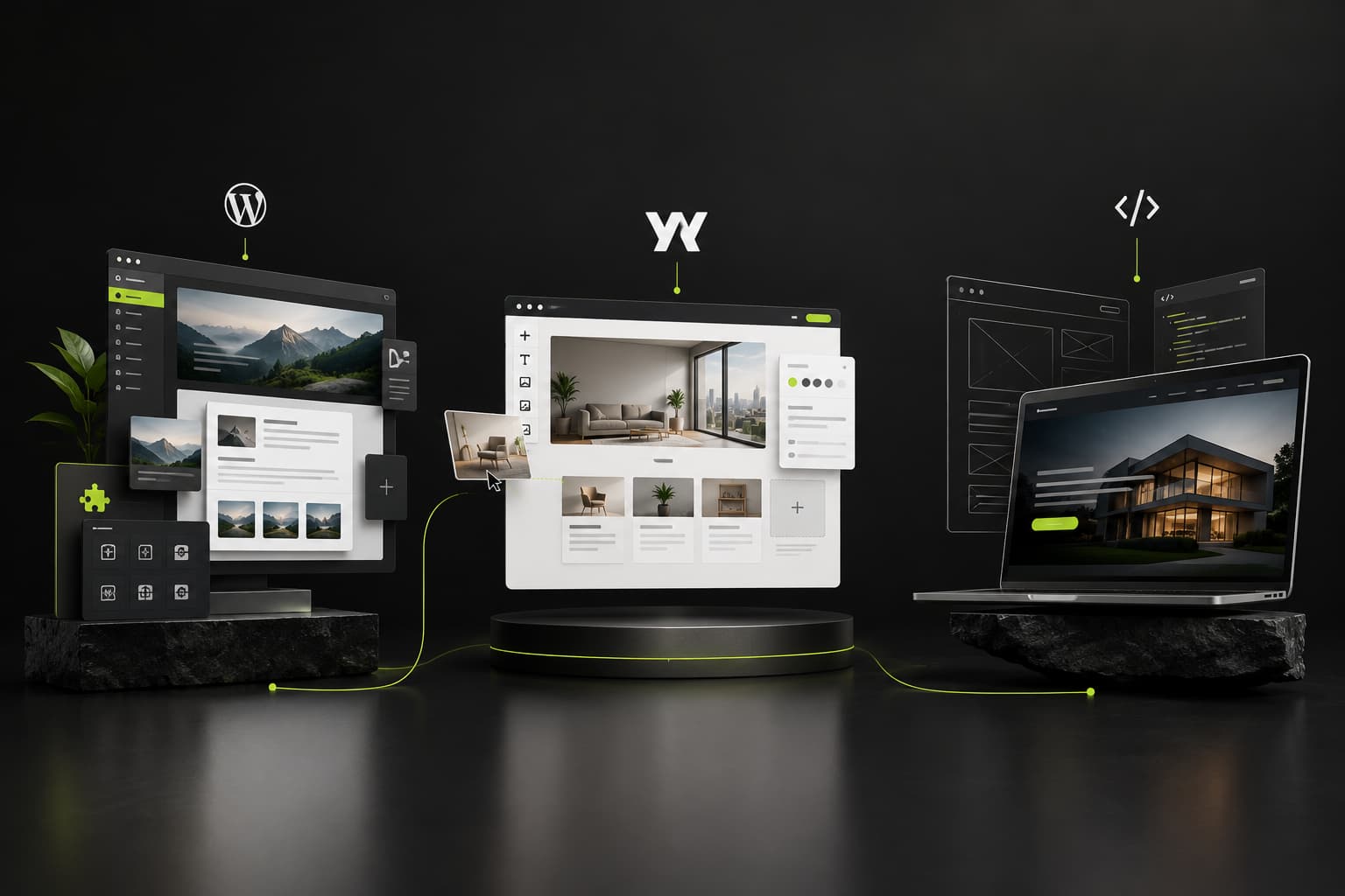 WordPress vs Wix vs Custom Development
